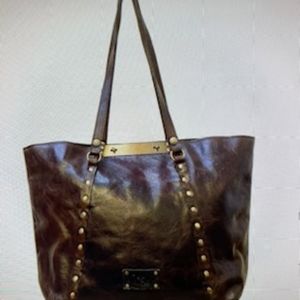Patricia Nash leather vintage Benvenuto Tote